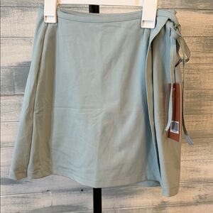 Girlfriend Collective Skort Womens Small Blue Wrap Athletic Skirt Shorts